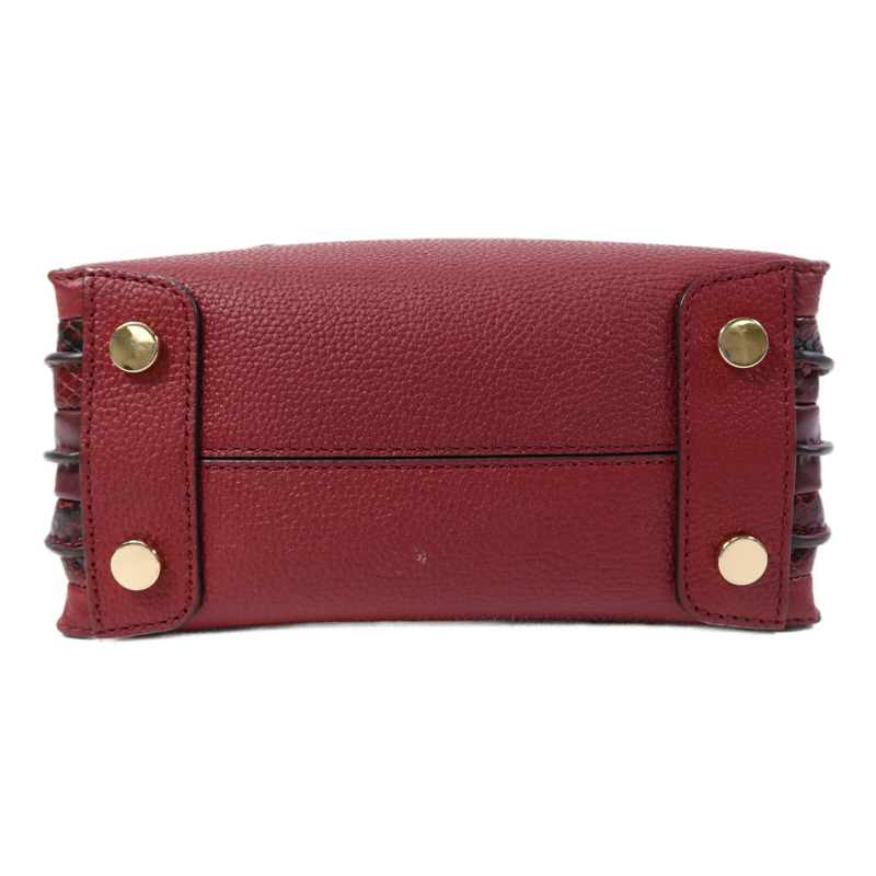 Michael Kors 牛皮皮革Mercer Accordion金扣手挽肩背兩用袋-3