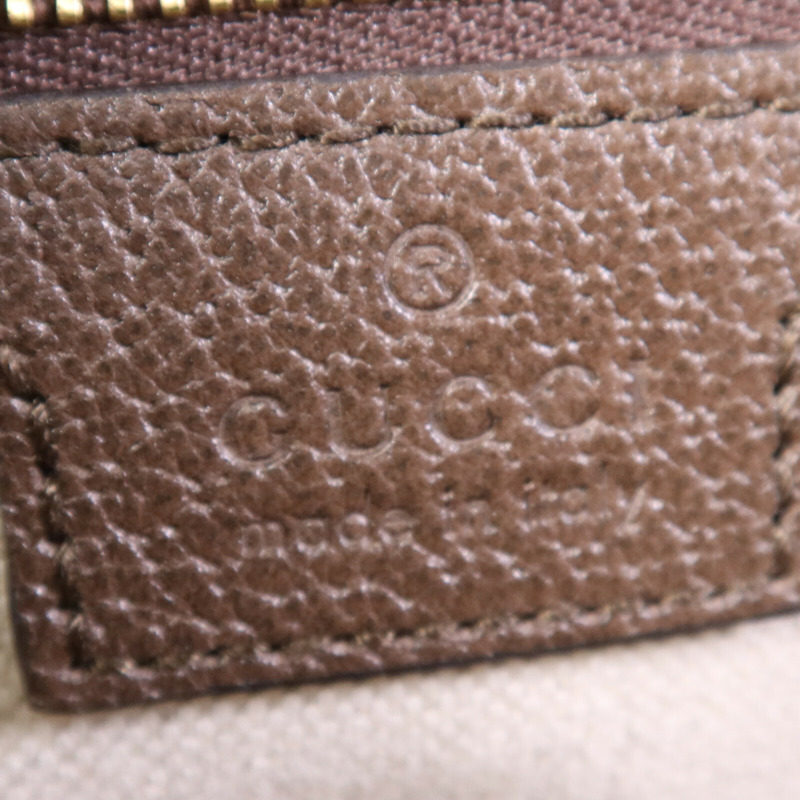 GUCCI 塗層帆布Ophidia GG金扣肩背袋-5