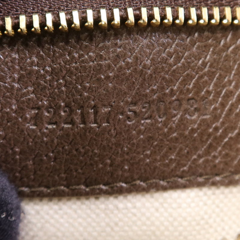 GUCCI 塗層帆布Ophidia GG金扣肩背袋-6