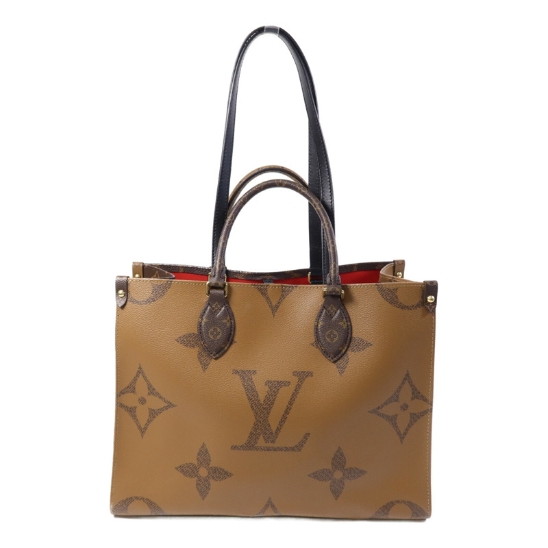 LOUIS VUITTON Monogram Giant On The Go MM金扣手挽肩背兩用袋-2