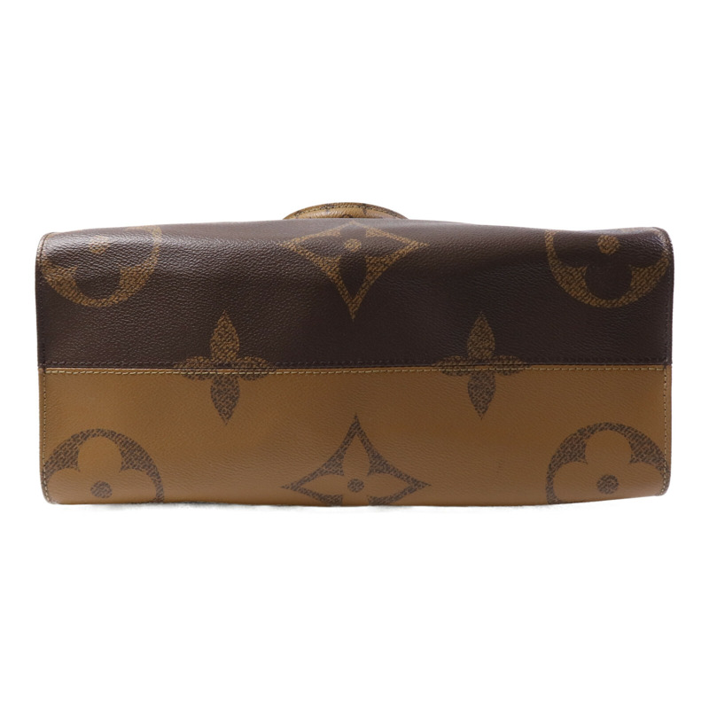 LOUIS VUITTON Monogram Giant On The Go MM金扣手挽肩背兩用袋-3