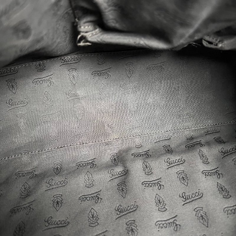 GUCCI 白邊帆布肩背包-6