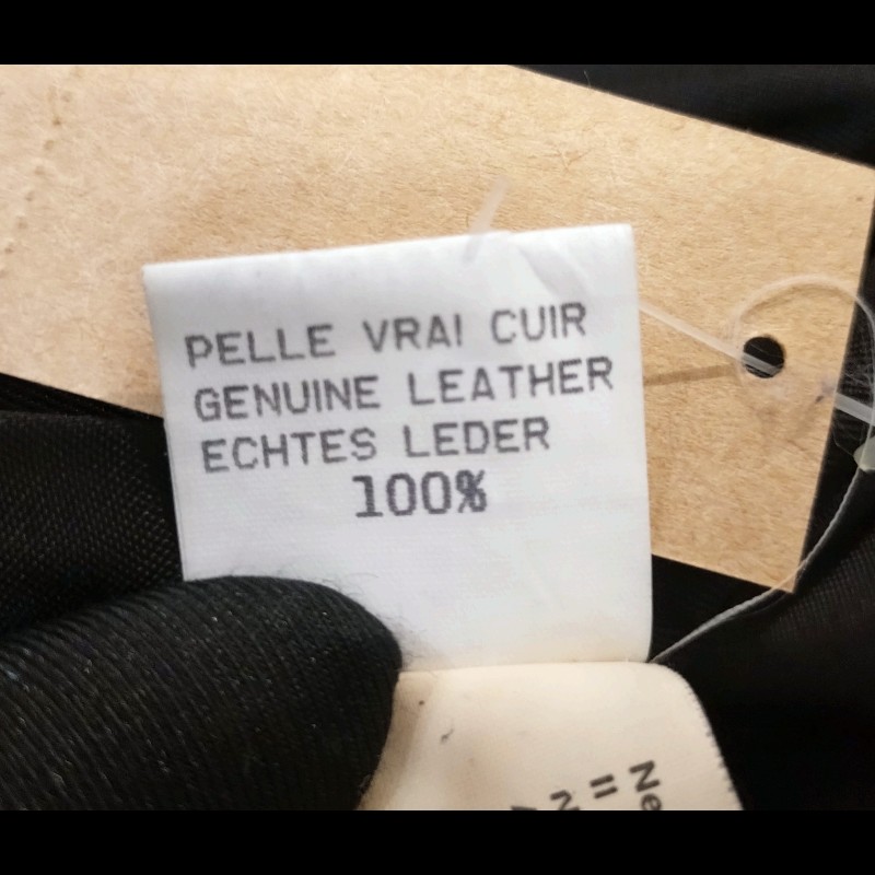 Bally 貂毛領黑牛皮長大衣-12