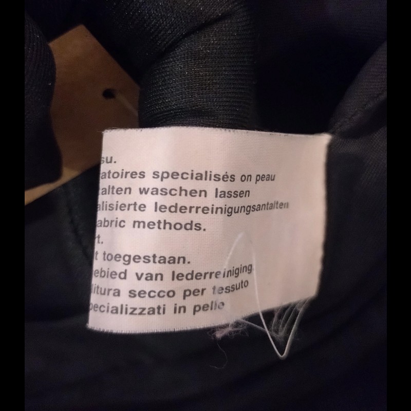 Bally 貂毛領黑牛皮長大衣-13