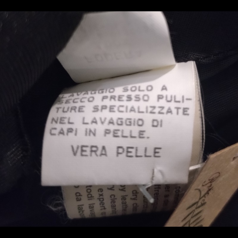 Bally 貂毛領黑牛皮長大衣-14