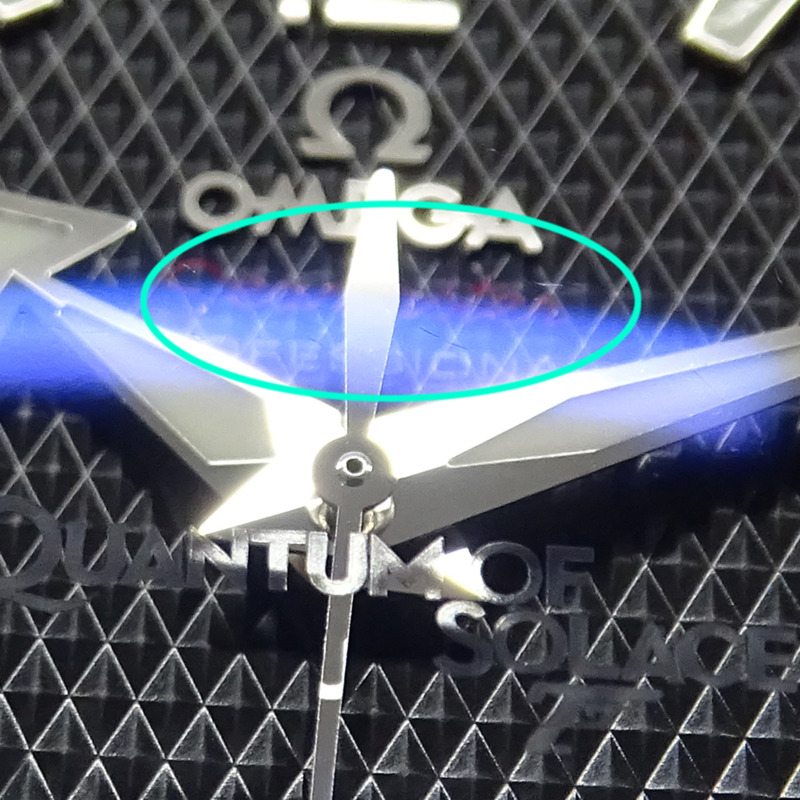 歐米茄海馬系列海洋宇宙007 222.30.46.20.01.001 男士腕錶，600公尺防水，限量發行5007枚，同軸自動上鍊，精鋼錶殼，銀/黑色，拋光處理-12