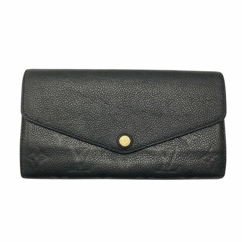 LOUIS VUITTON 路易威登 M61182 Sarah wallet 牛皮 黑色 長夾
