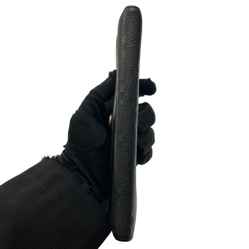 LOUIS VUITTON 路易威登 M61182 Sarah wallet 牛皮 黑色 長夾-4