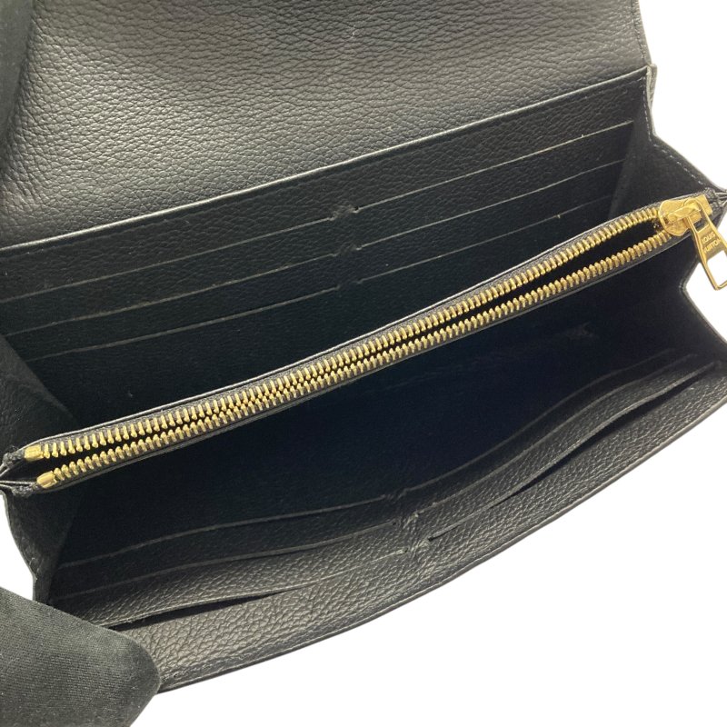 LOUIS VUITTON 路易威登 M61182 Sarah wallet 牛皮 黑色 長夾-6