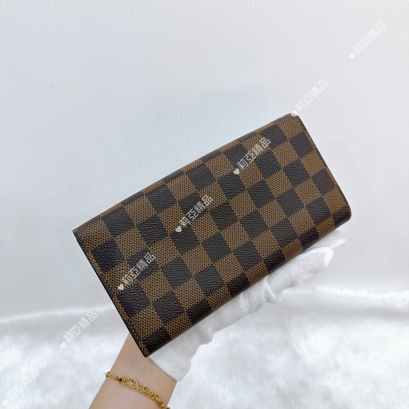 莉亞精品♡LV 棋盤格長夾 二手美夾-2