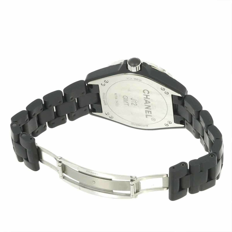 香奈兒 J12 GMT 41毫米 H3101 男士腕錶，附日期顯示，霧面黑色陶瓷錶殼，自動機械機芯-3