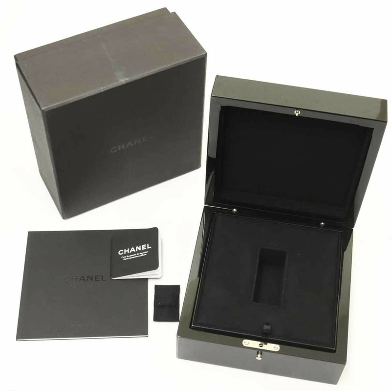 香奈兒山茶花H1187女士鑽石錶圈腕錶，鑲嵌4顆鑽石，白色錶殼，18K金石英機芯-1