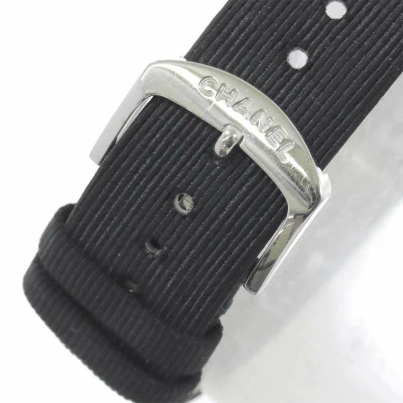 香奈兒山茶花H1187女士鑽石錶圈腕錶，鑲嵌4顆鑽石，白色錶殼，18K金石英機芯-7