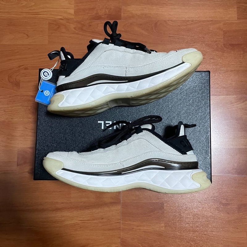 Chanel香奈兒雙C金標 低幫運動休閑鞋女款白色 尺碼:37.5碼-1