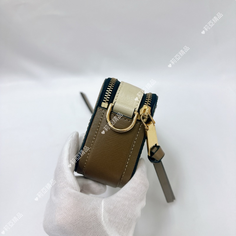 莉亞精品♡ MJ卡其相機包 二手美包-7