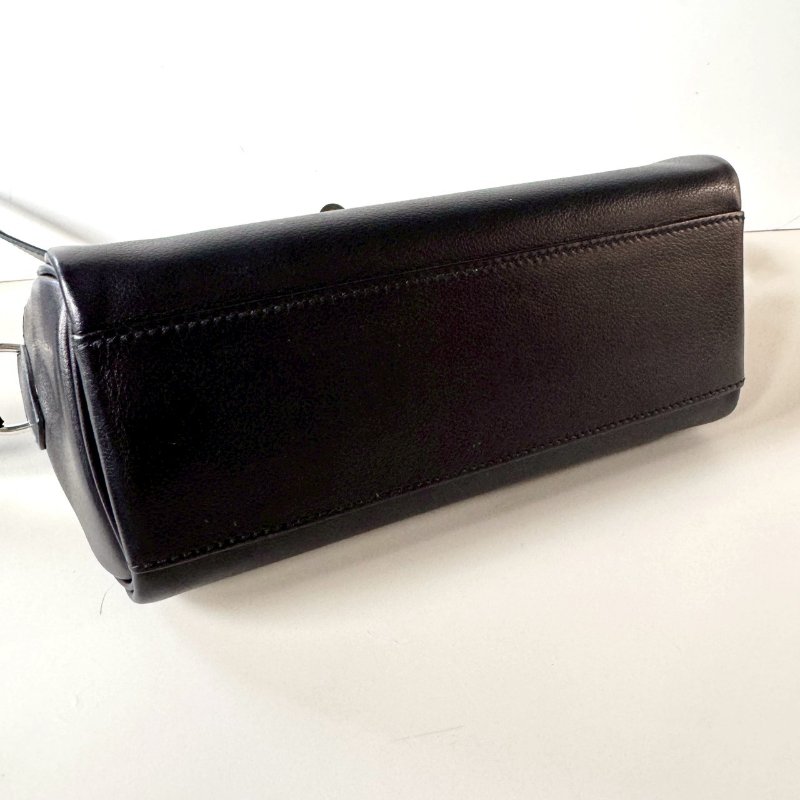 HERMES KELLY MESSENGER PM 黑色 銀釦 肩背 斜背 郵差包 B刻-8