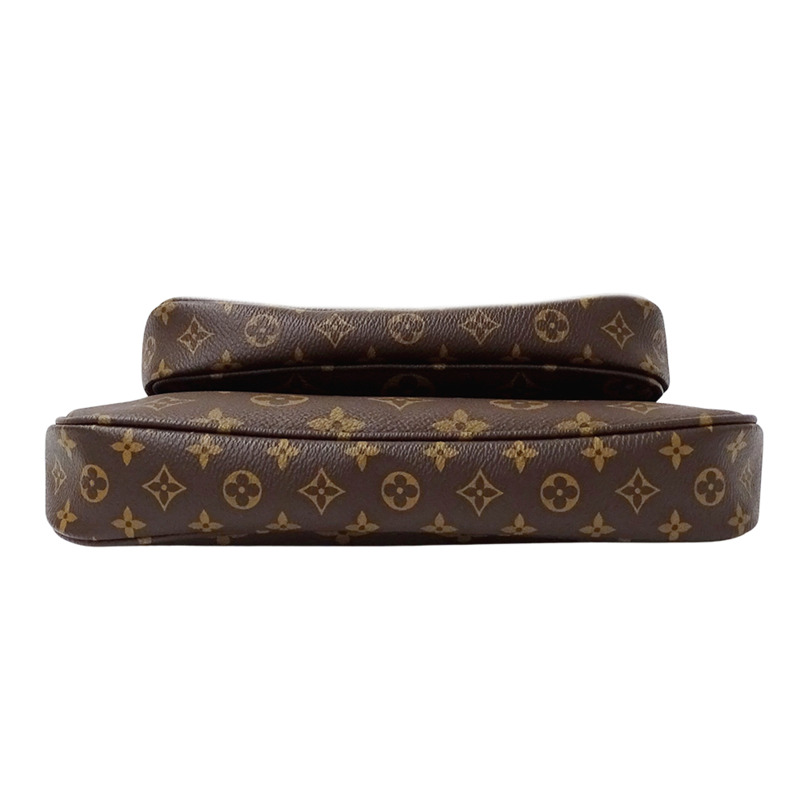 路易威登 Monogram Multi Pochette Accessoires 單肩包，卡其色，M44813，棕色，迷你手拿包，女士-2