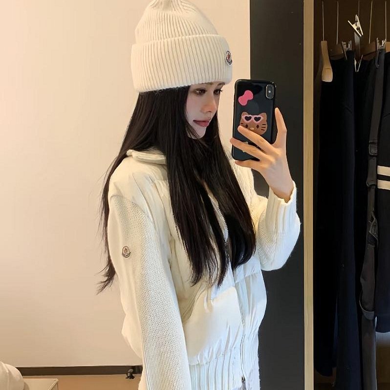 💎Han's house精品服飾💎moncler 毛帽 帽子 義大利製 現貨 原價13100-2