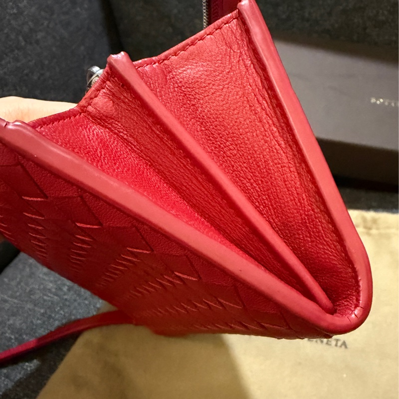 BOTTEGA VENETA 正品 S01518353S  紅編織 長夾-15