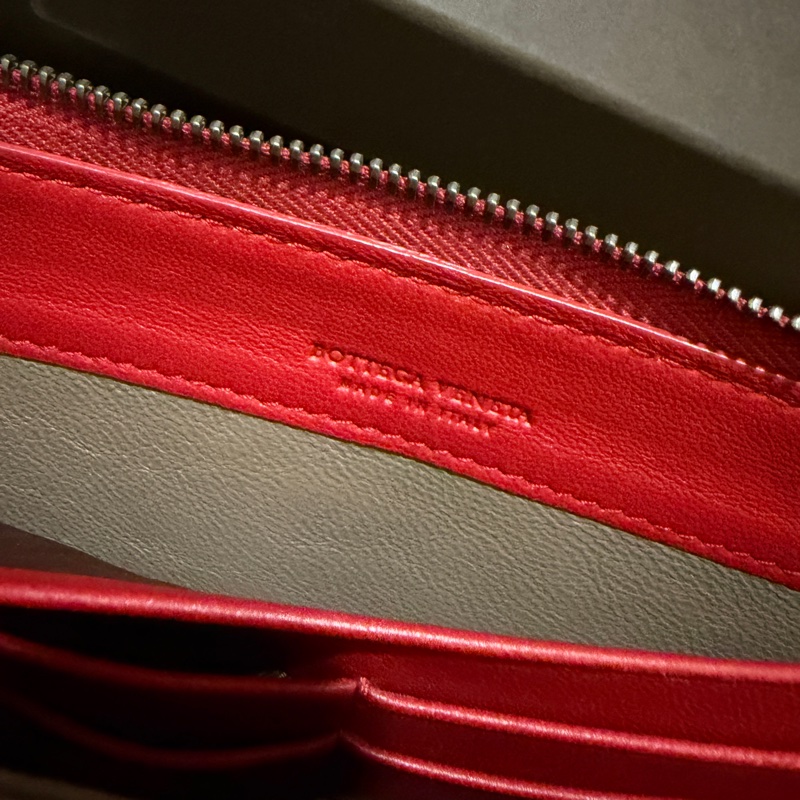 BOTTEGA VENETA 正品 S01518353S  紅編織 長夾-27
