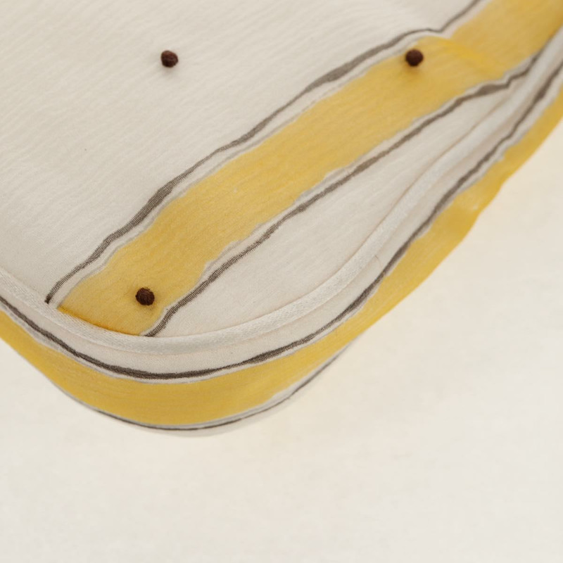 【日本直送】PRADA 雪紡海葵鏈條單肩包 絲綢 白色 正品 156180V-17