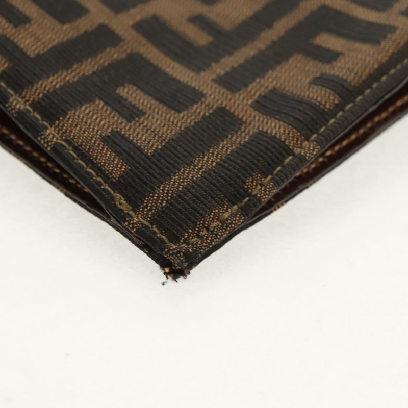 【日本直送】FENDI Zucca帆布手提包 黑色棕色 正品 156483V-7