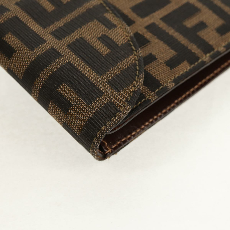 【日本直送】FENDI Zucca帆布手提包 黑色棕色 正品 156483V-15