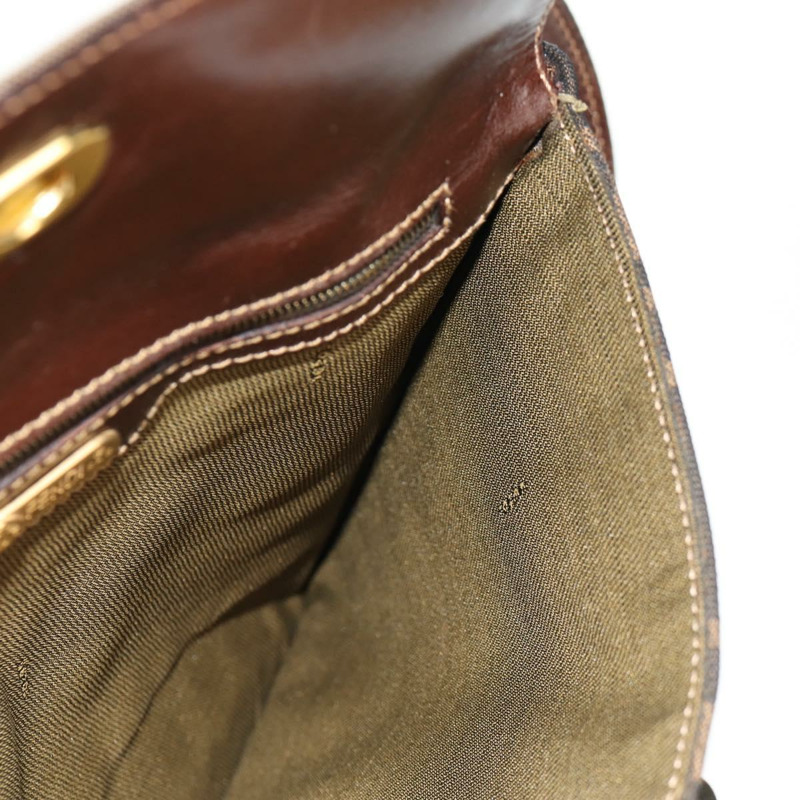 【日本直送】FENDI Zucca帆布手提包 黑色棕色 正品 156483V-22