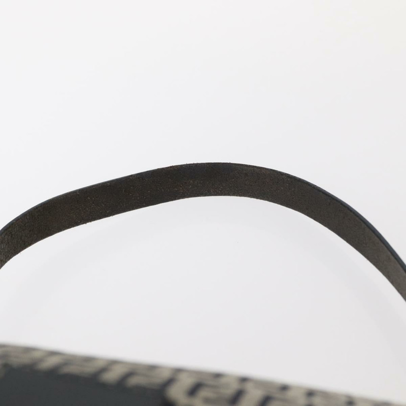 【日本直送】FENDI Zucchino 帆布 Mamma Baguette 單肩包 海軍藍 銀色 正品 156654V-13