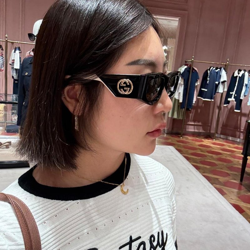 💎Han's house精品服飾💎GUCCI 古馳 中性 墨鏡 眼鏡 無度數 現貨 原價180300-1