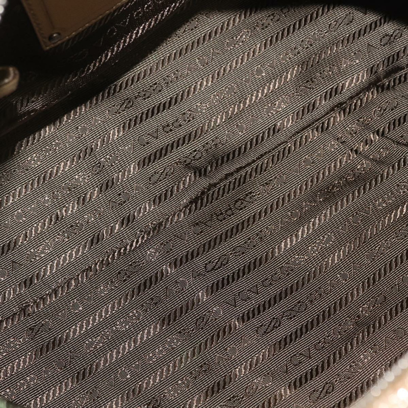 【日本直送】PRADA Race 手提包 皮革 金色 正品 156645SAM-8