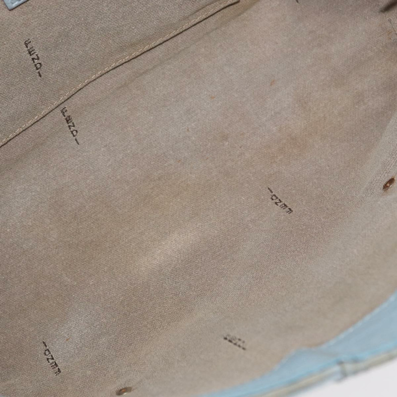 【日本直送】FENDI Zucca帆布手提包 淺藍色 金色 正品 151194V-10