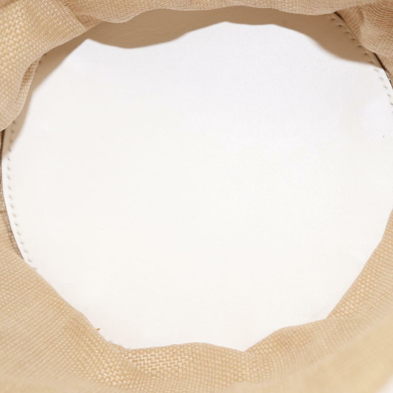 【日本直送】PRADA 肩背包 Saffiano 皮革 Raffia 米色金色 正品 155954SAM-9