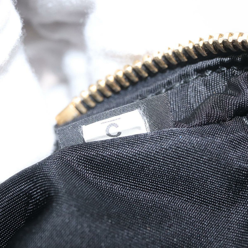 【日本直送】PRADA 尼龍黑色金色鏈條單肩包 Auth 151199V-10