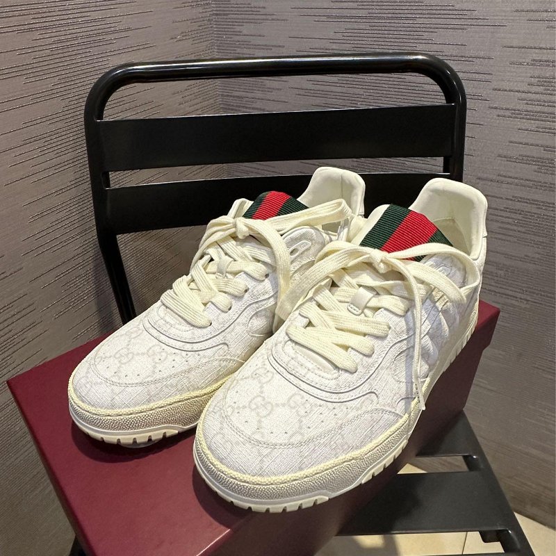 💎Han's house精品服飾💎GUCCI 古馳 老花 Re Web 鞋 義大利製 現貨 UK 6 ~ 7 原價38000-5