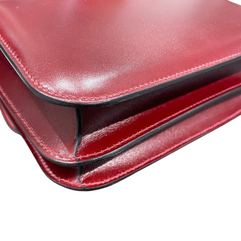 HERMES 愛馬仕 CONSTANCE 19 康康包 BOX皮 酒紅色 金釦-8