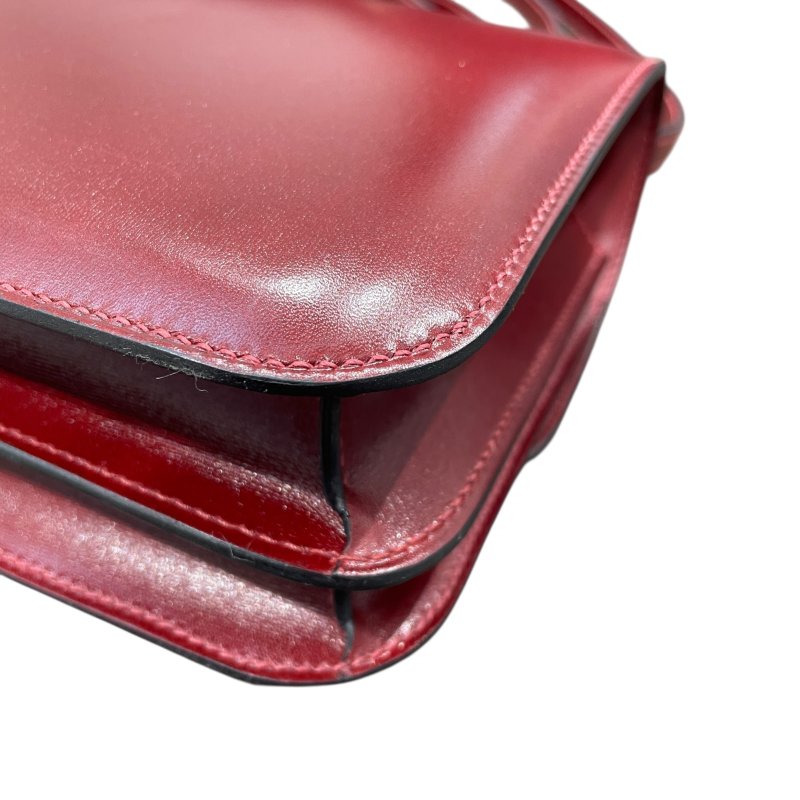 HERMES 愛馬仕 CONSTANCE 19 康康包 BOX皮 酒紅色 金釦-9