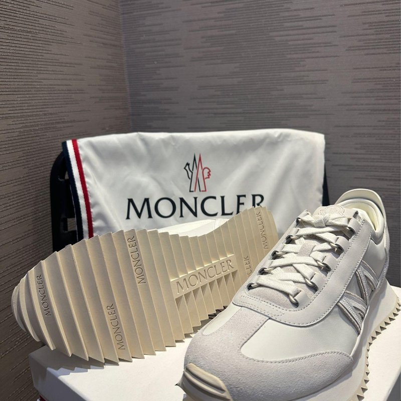 💎Han's house精品服飾💎MONCLER Pacey 小白 皮 鞋現貨 UK 9 ~ 11 原價22000-7