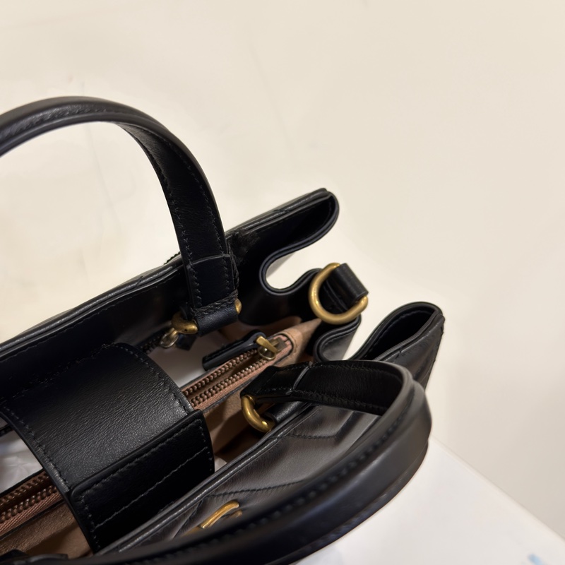 🈶台灣購證 #9新🉑送禮 Gucci黑金瑪蒙托特肩背包🈶長肩帶-11