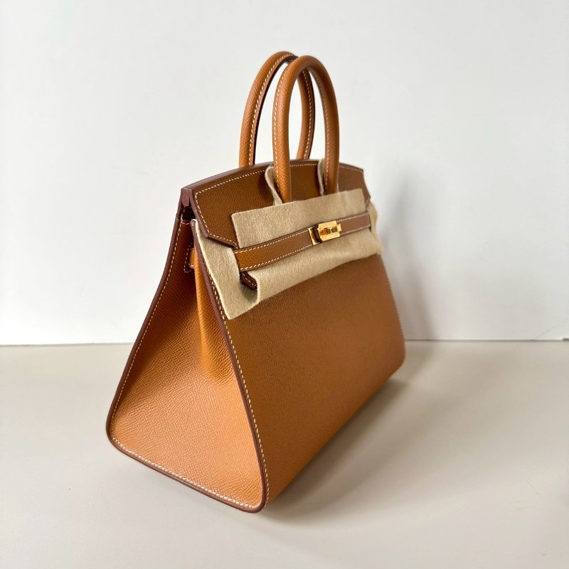 Hermes Birkin 25 金棕 37 GOLD Epsom皮 外縫 金釦 柏金包 U刻-2