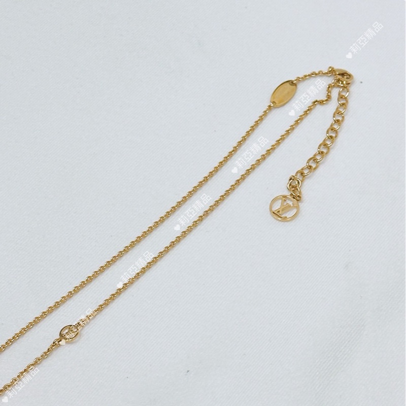 莉亞精品♡LV M00857 V字項鍊 二手-4