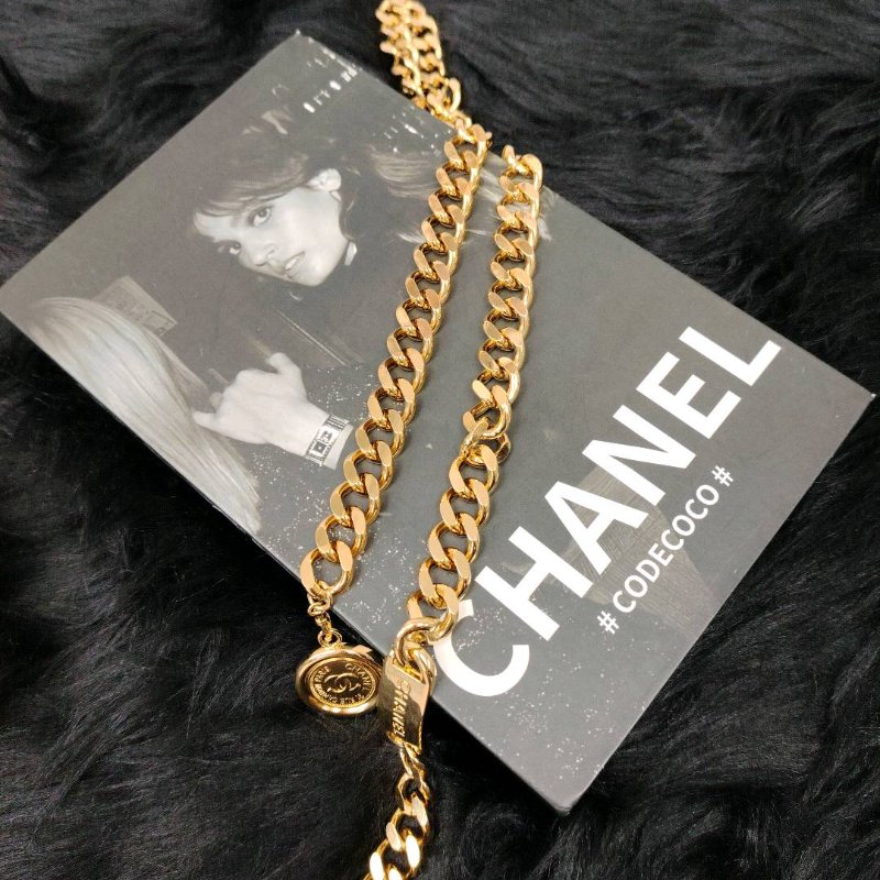 Chanel 中古金幣腰鏈-4