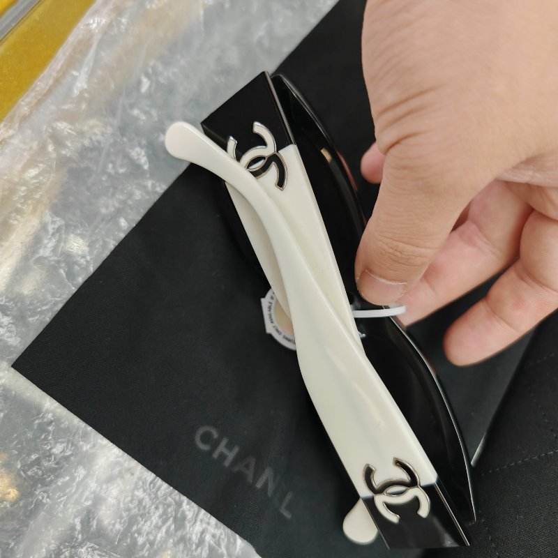 Chanel 香奈兒 黑白配色熊貓墨鏡-1