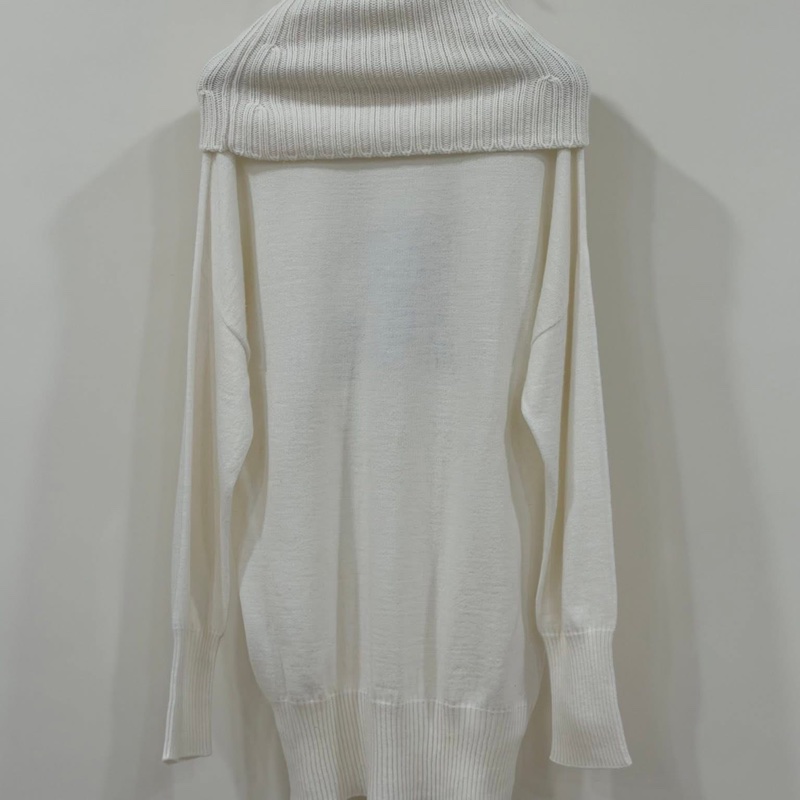 BURBERRY 藍標 大戰馬長版毛料高領毛衣-1