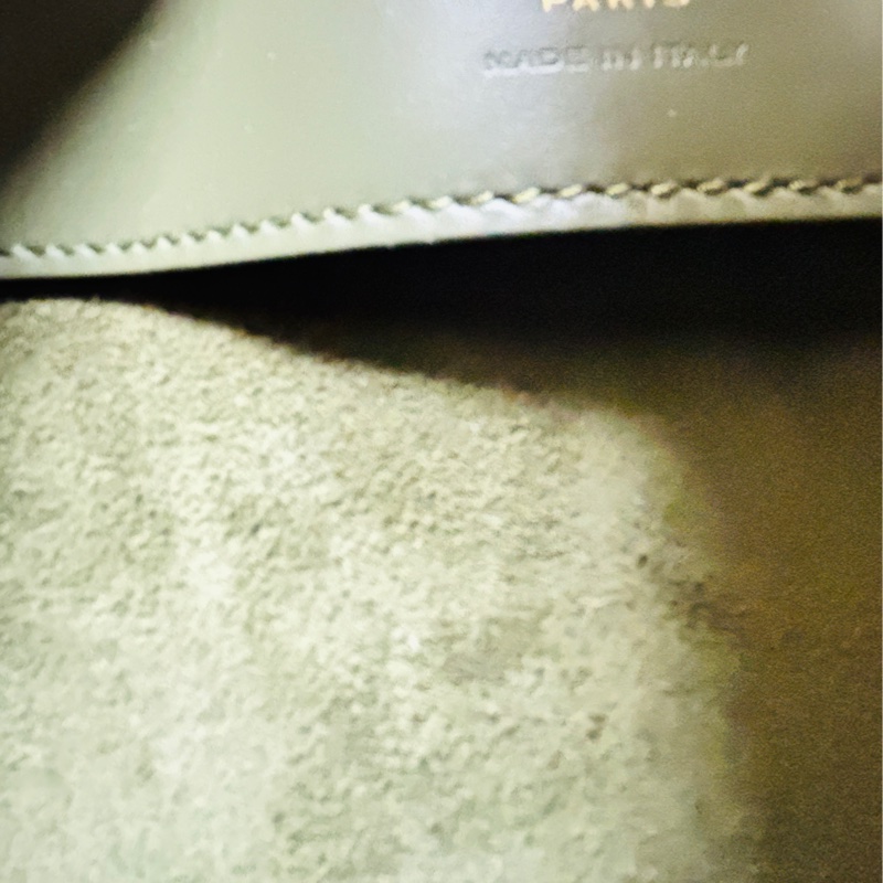 全新閒置品 Saint Laurent Le 37 Mini 765870 金扣 水桶包 抹茶-12