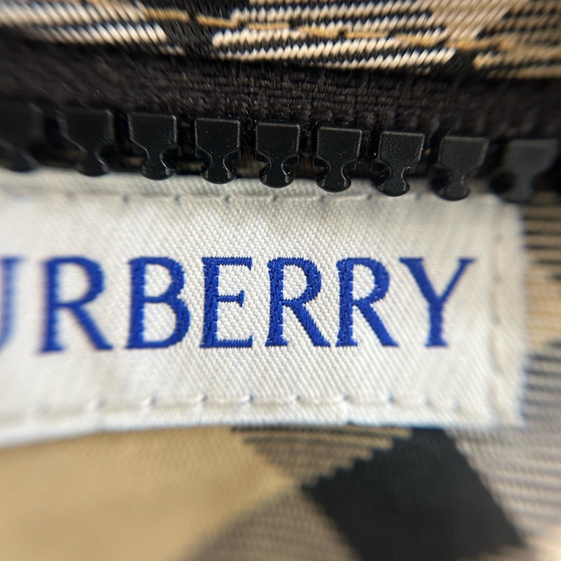 Burberry 博柏利 雙面穿格紋連帽拉鍊長袖夾克外套 沙色 尺碼52 今年購入新款 兩面穿 保暖-2