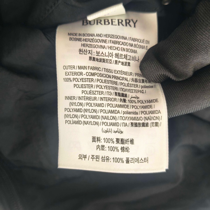 Burberry 博柏利 雙面穿格紋連帽拉鍊長袖夾克外套 沙色 尺碼52 今年購入新款 兩面穿 保暖-4