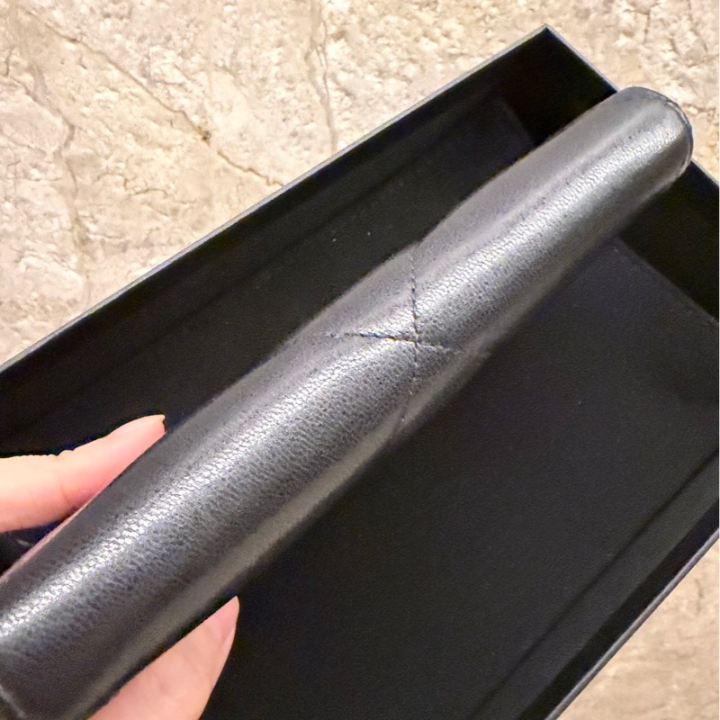 Chanel 19羊皮拉鏈中夾錢包 99新30開-2