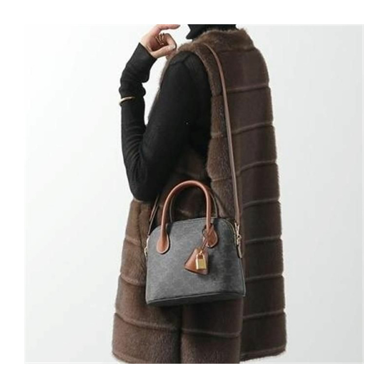 CELINE Celine Teen Onorin 手袋 Triomphe 帆布小牛肉皮-11