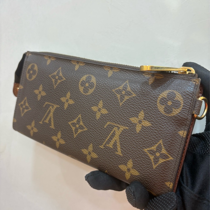 LV 老花 曼哈頓拉鍊長夾-2